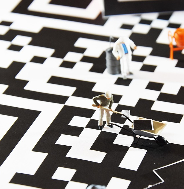 Scanning a QR code with a phone